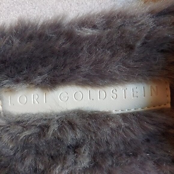 Lori Goldstein Dillian Faux Fur Lounge Slides Women's size 9 Pink & Black - Picture 5 of 7